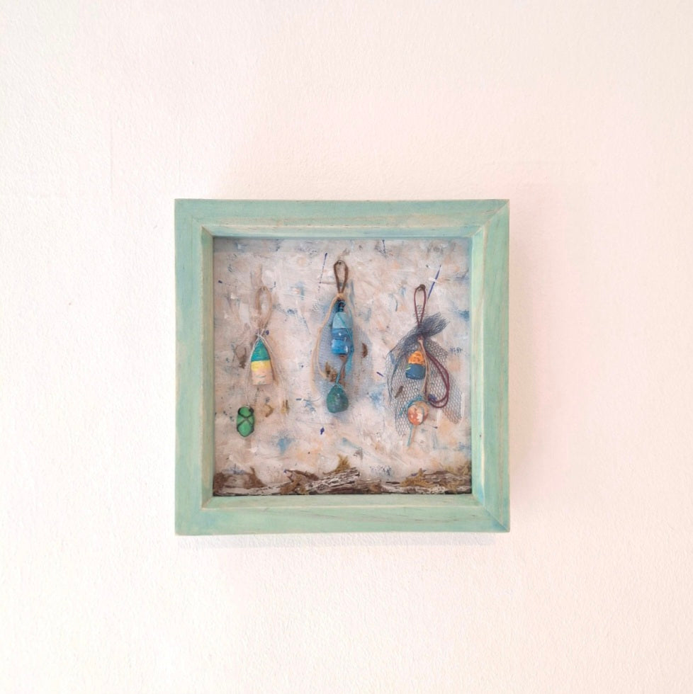 Medium Framed Seaside Art Diorama