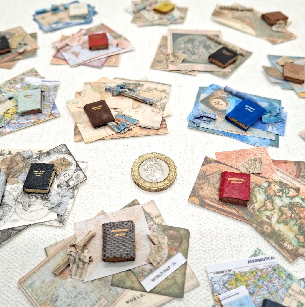 Miniature Nautical Maps