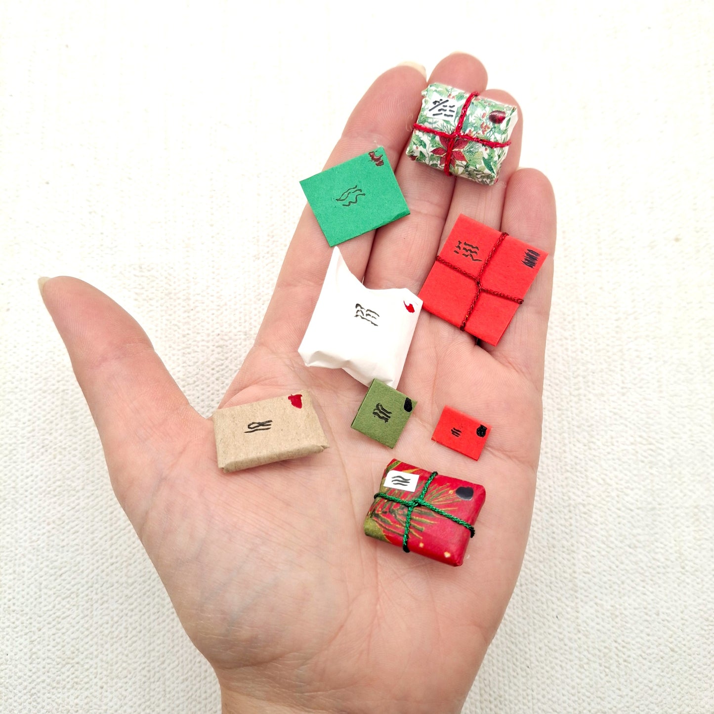 Miniature Christmas Mail Bundles