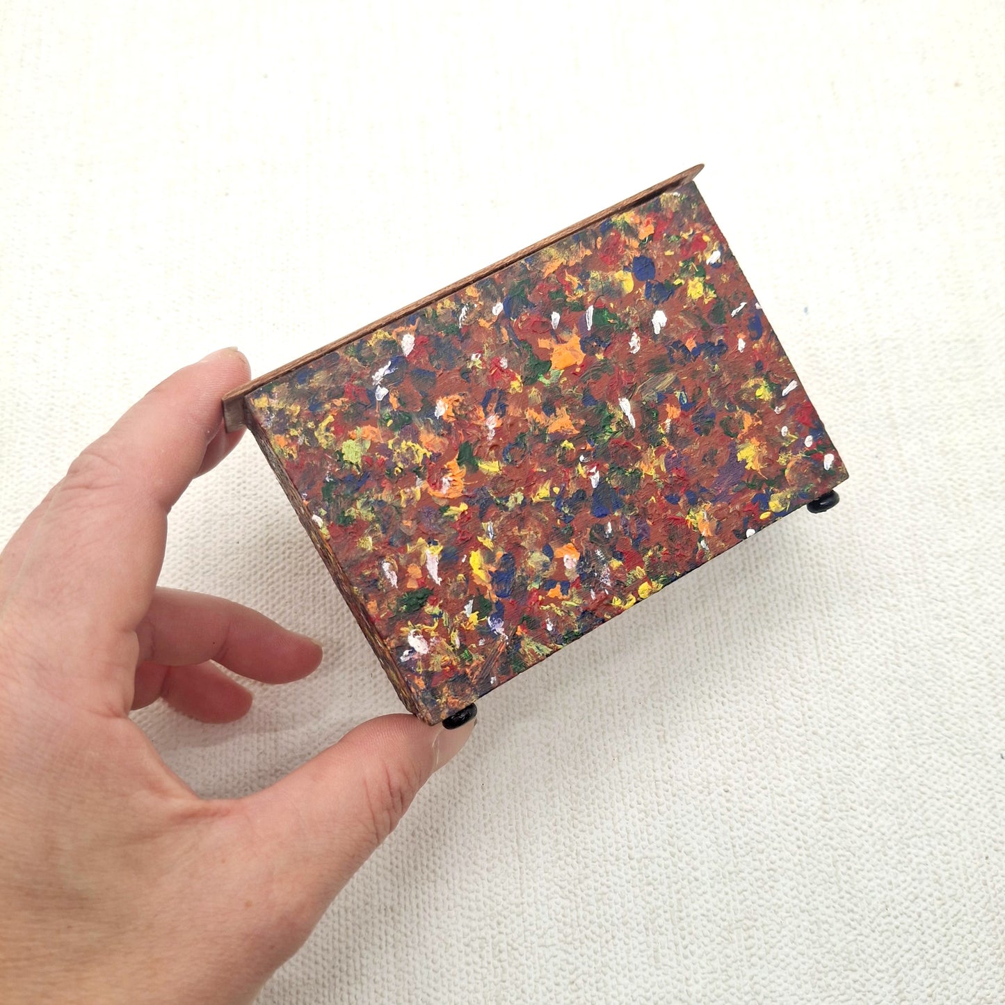 Paint Splatter Cabinet Unit
