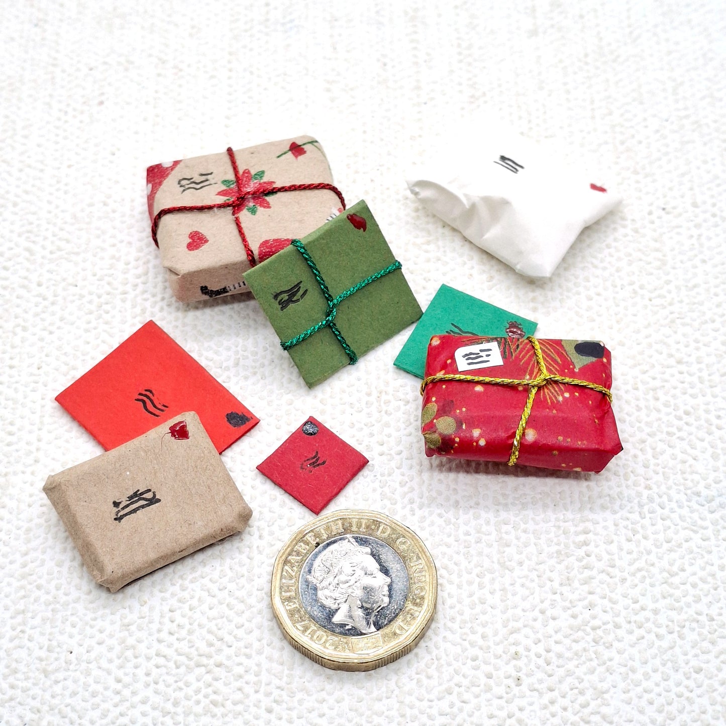 Miniature Christmas Mail Bundles