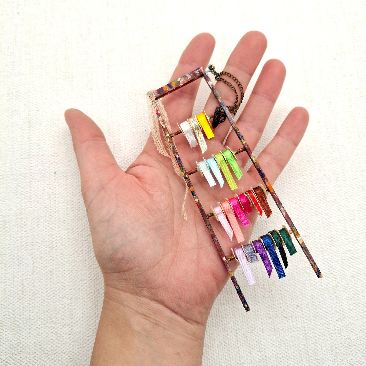 Paint Splatter Ribbon Dispensor