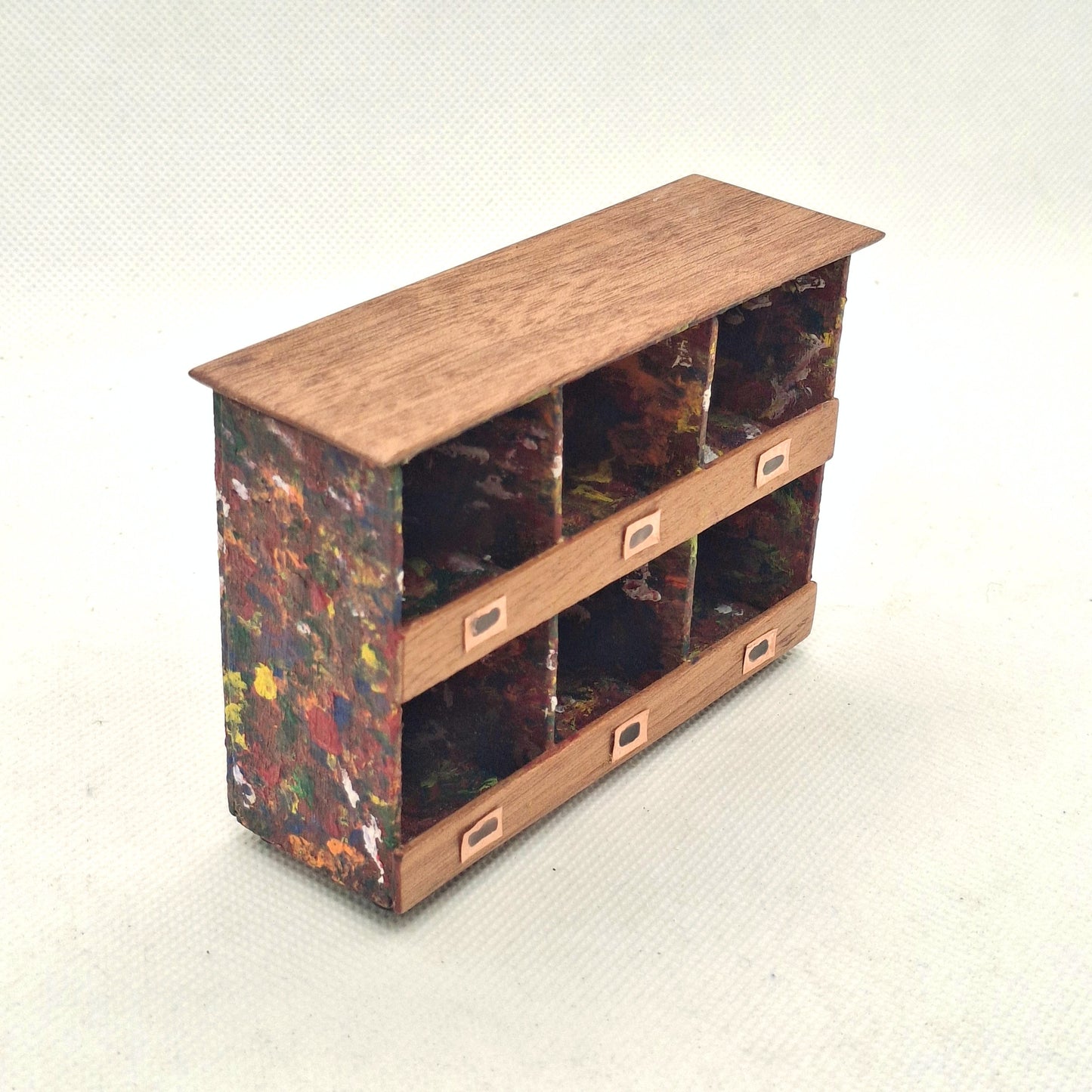 Paint Splatter Cabinet Unit