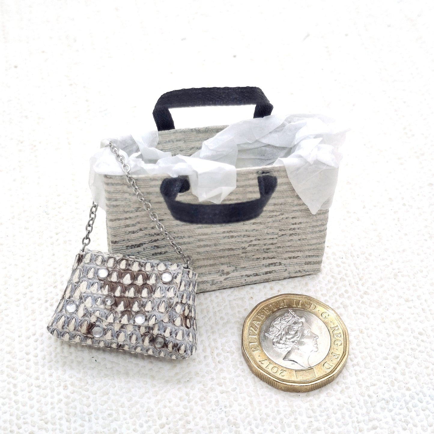 Miniature Studded Handbag Set