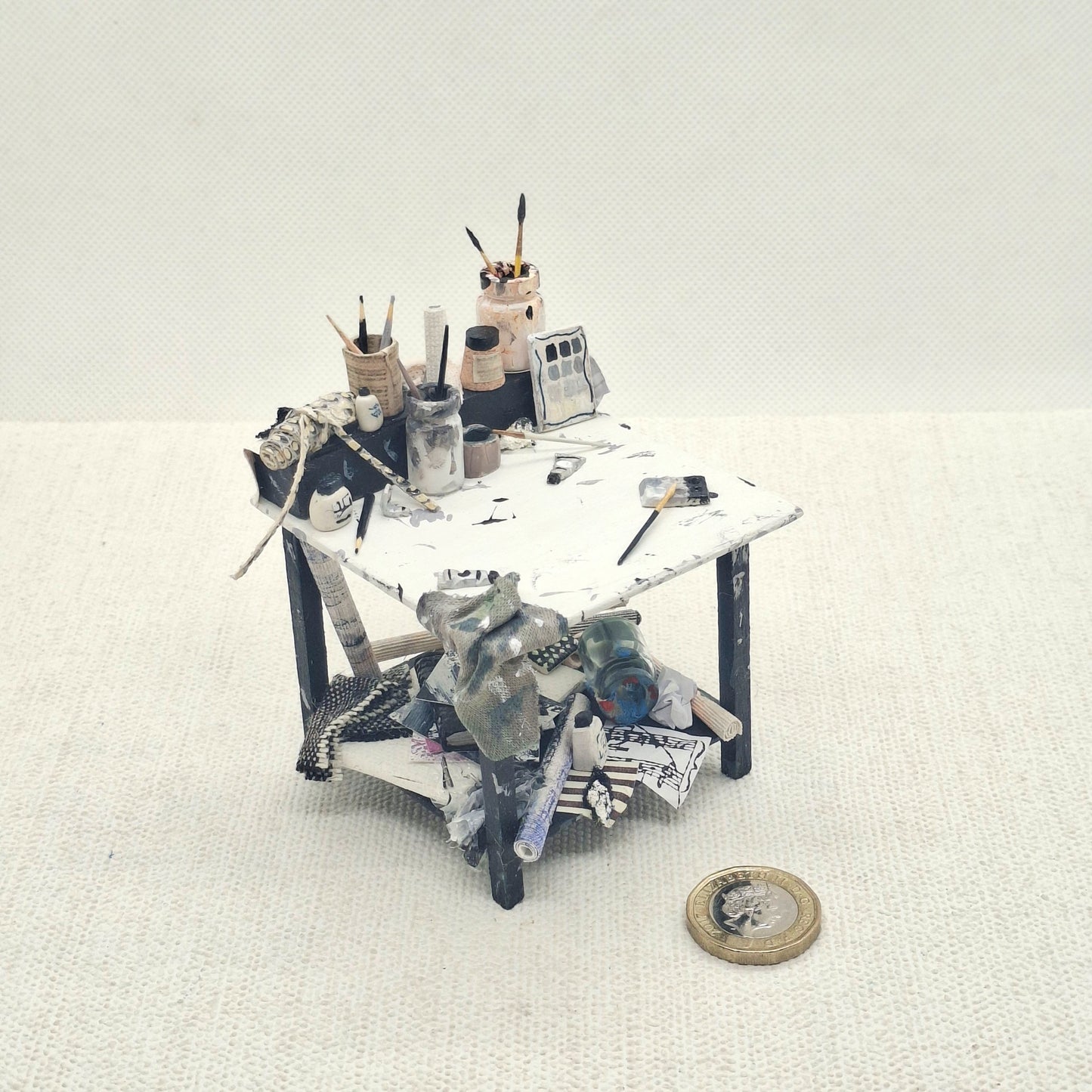 Monochrome Artists Square Table