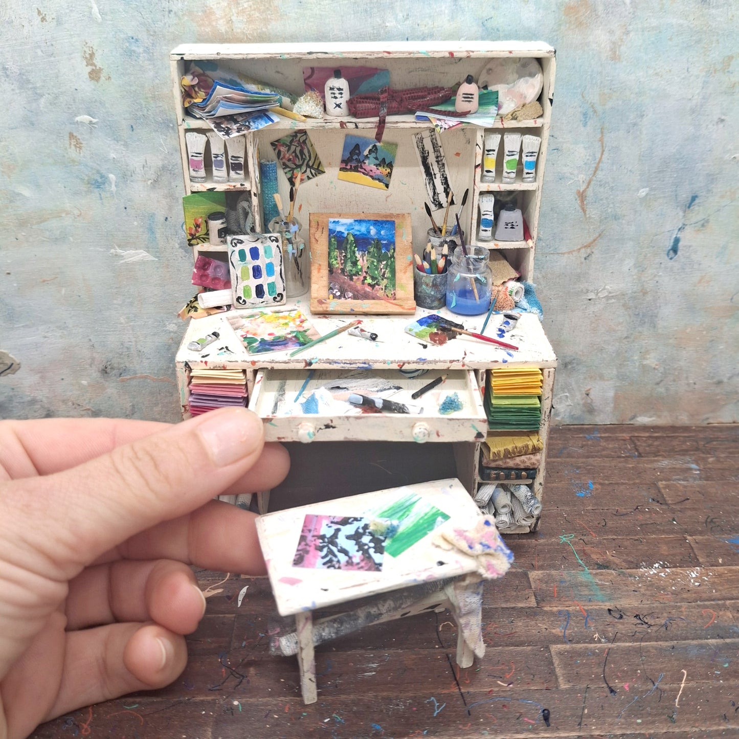 Miniature Modern Design Studio Set