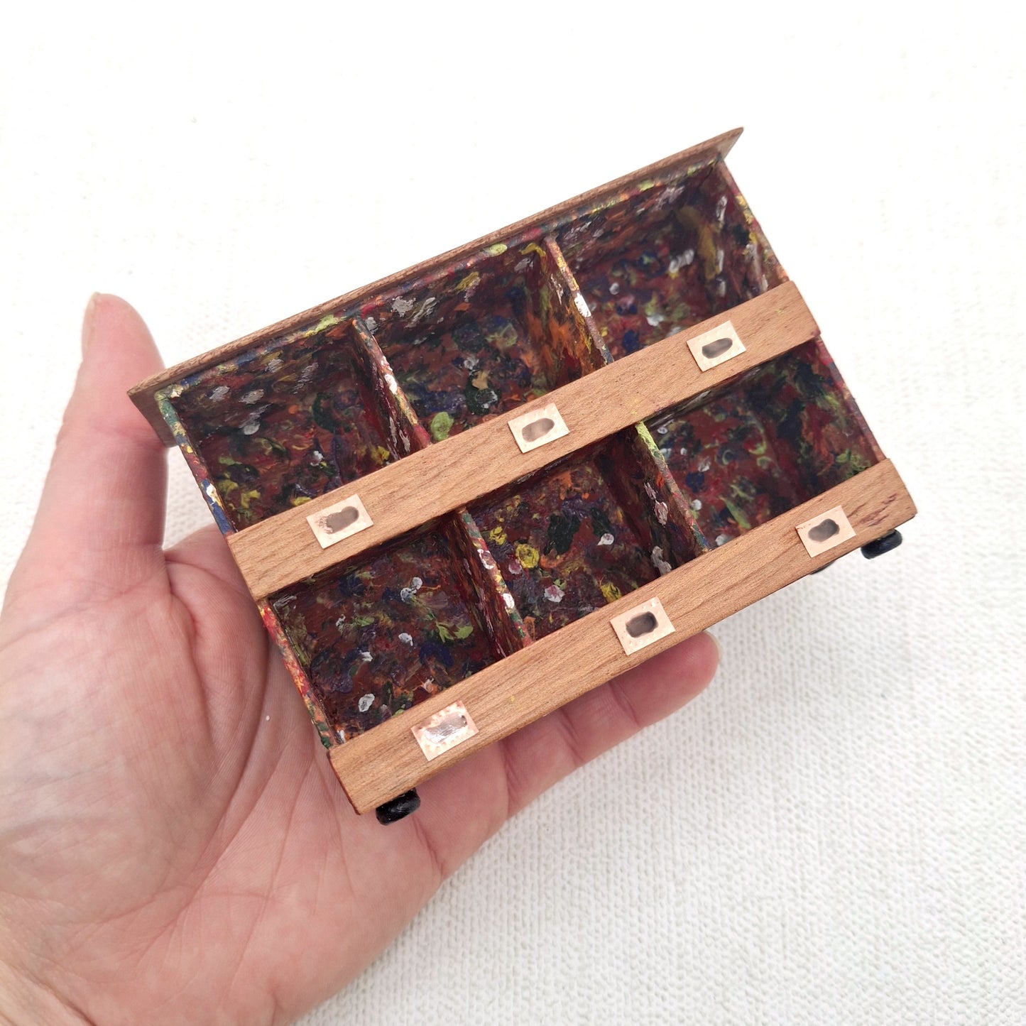 Paint Splatter Cabinet Unit