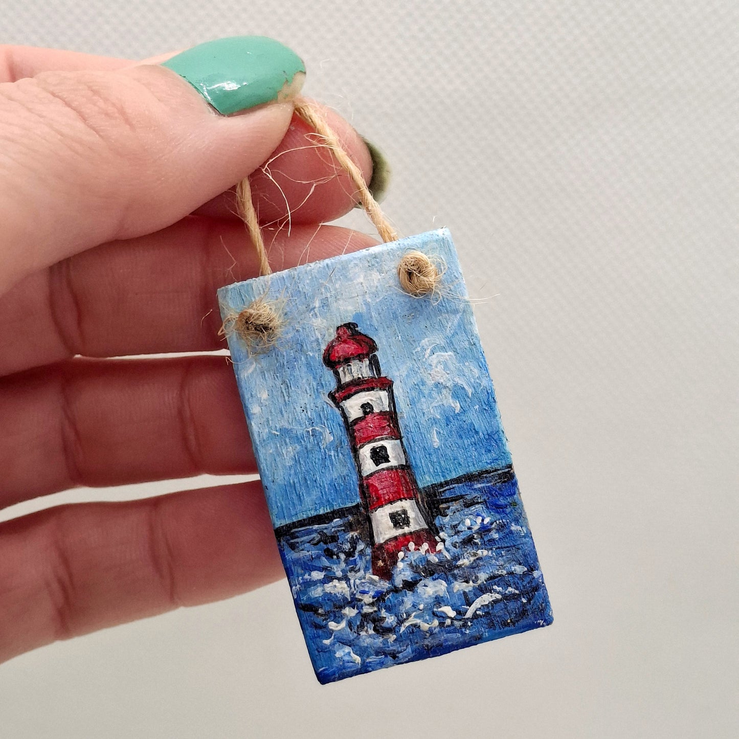 Miniature Lighthouse Sign