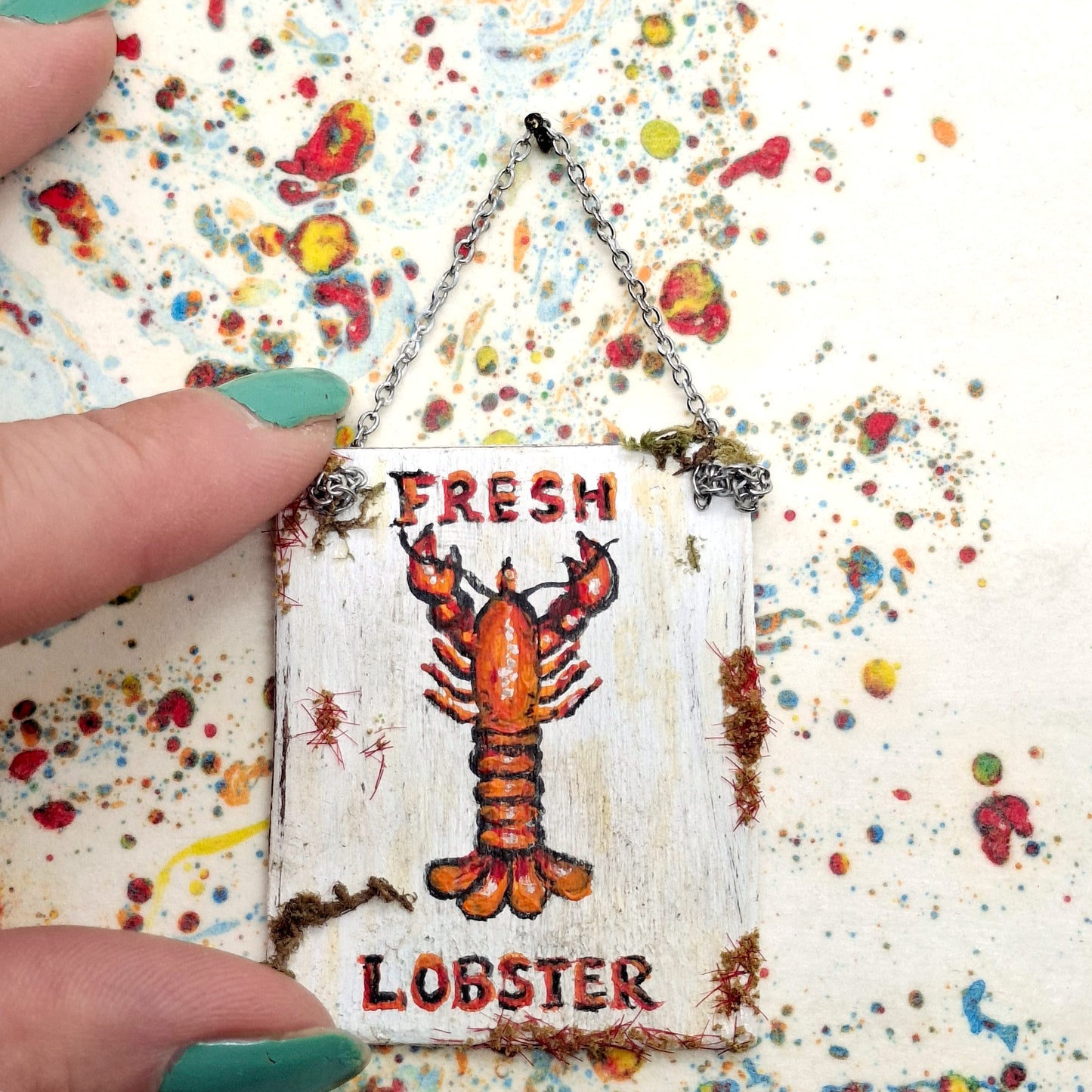 Miniature Fresh Lobster Sign