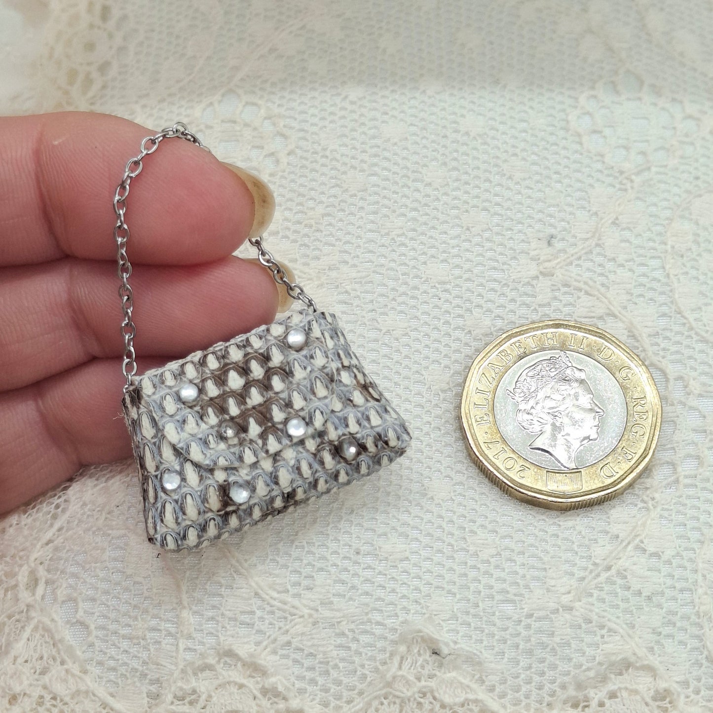 Miniature Studded Handbag Set