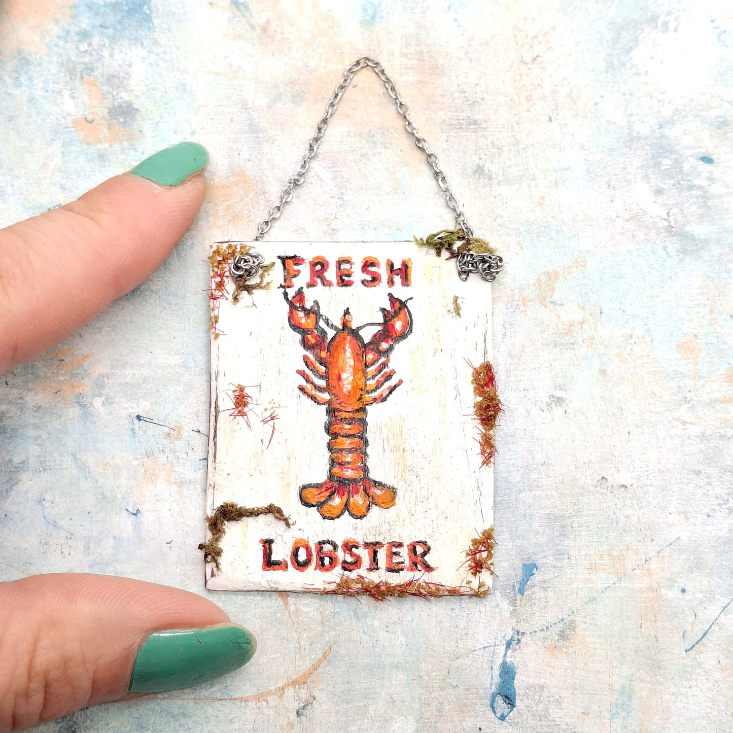 Miniature Fresh Lobster Sign