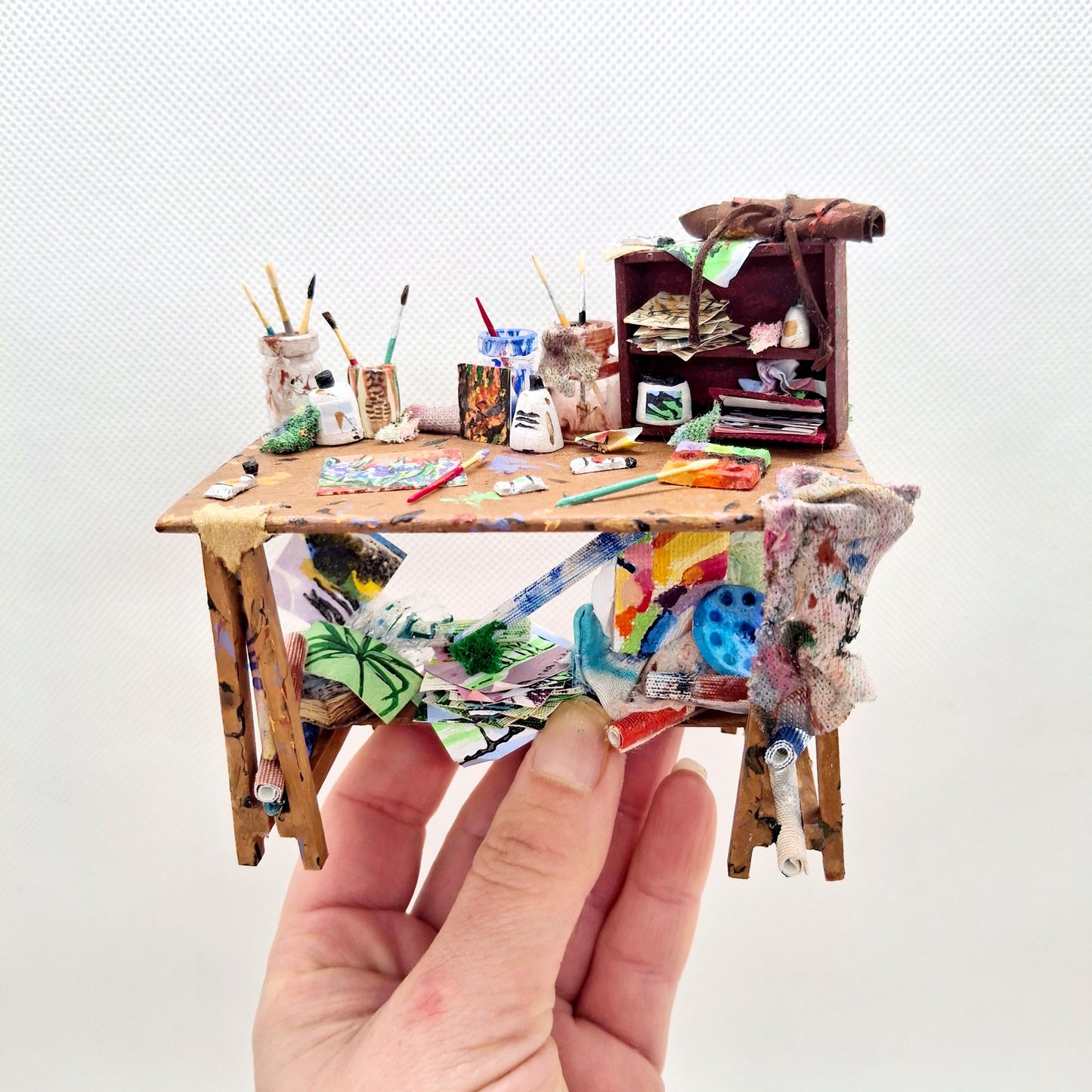 Miniature Art Studio Set