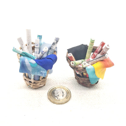 Baskets of Silks and Canvases