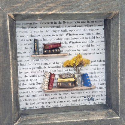 Small Framed Book Diorama