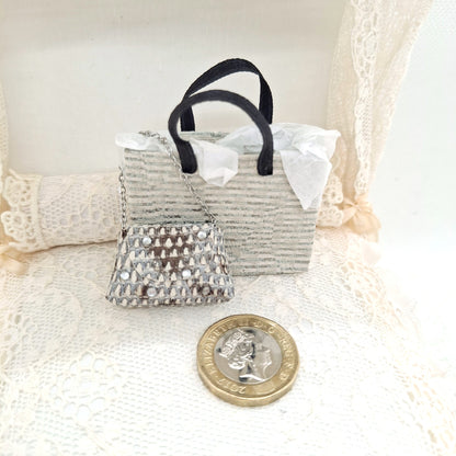 Miniature Studded Handbag Set