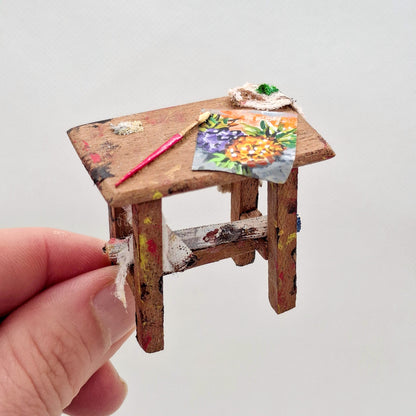 Miniature Art Studio Set