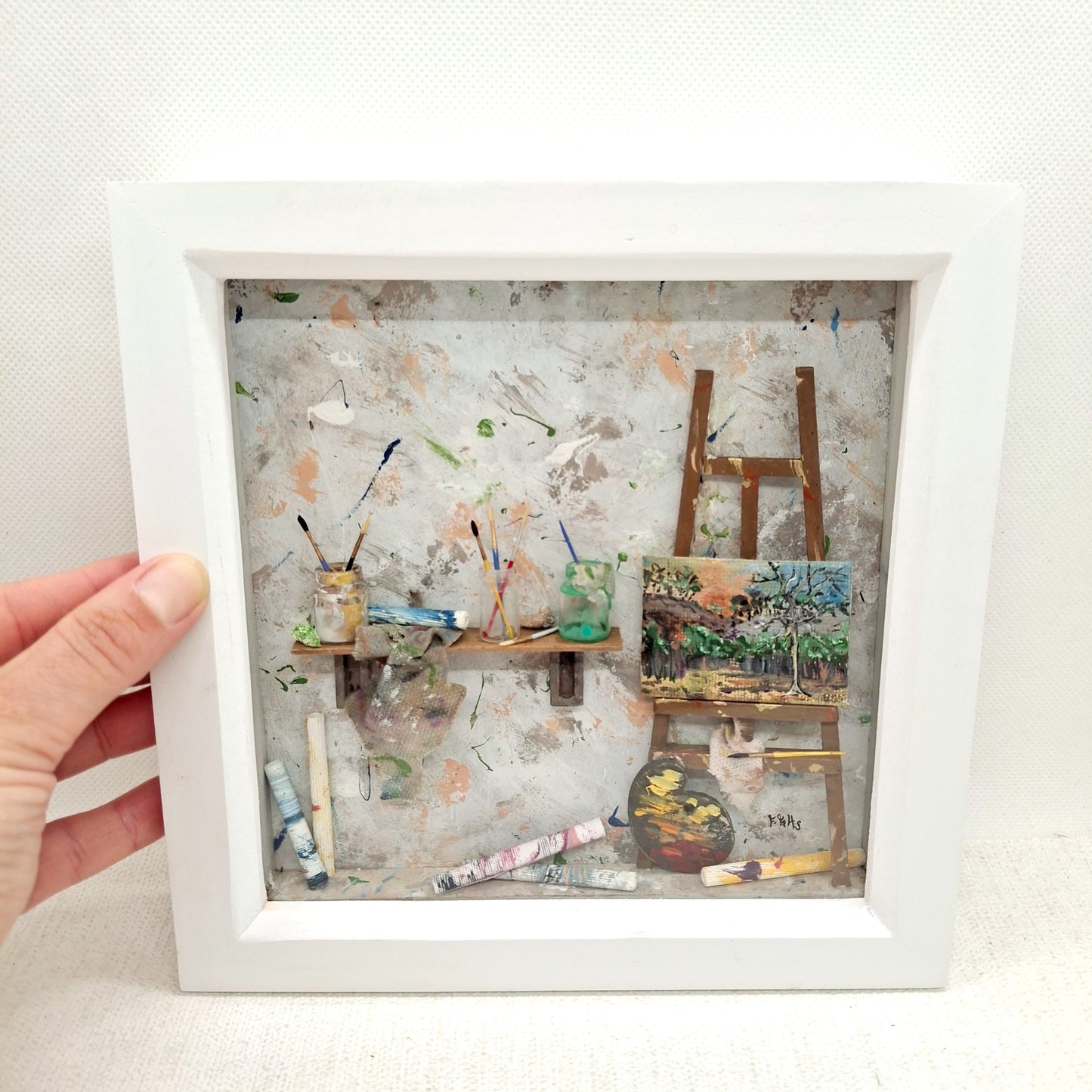 Art Studio Framed Diorama
