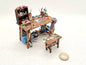 Miniature Artists Table and Stool Set