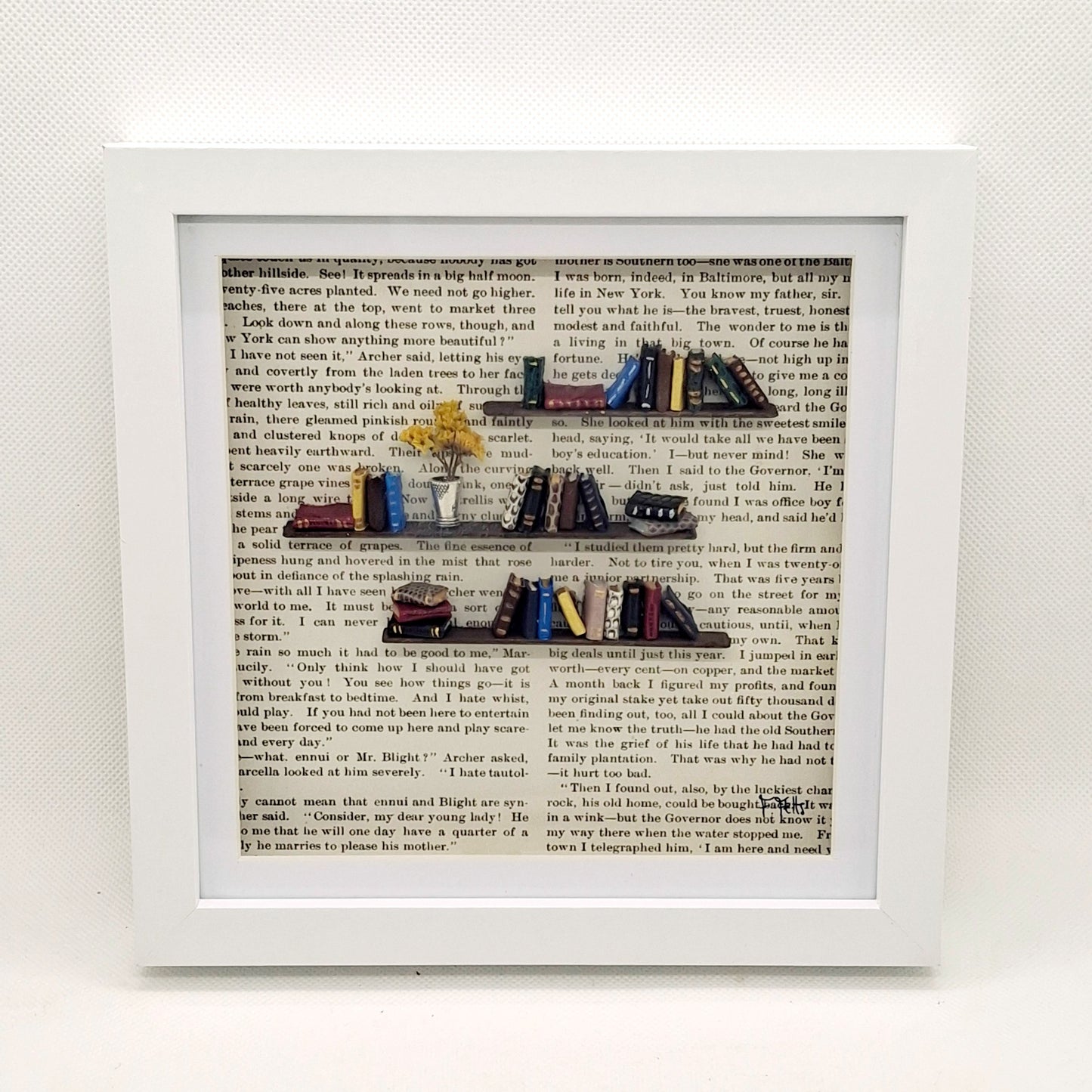 Medium Framed Book Diorama