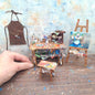 Miniature Art Studio Set