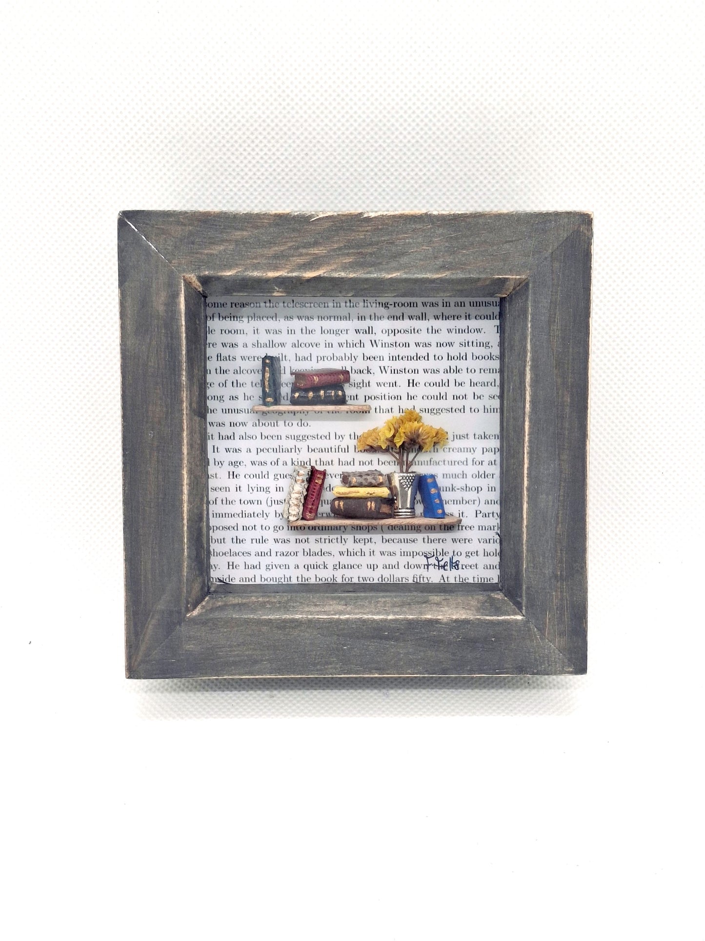 Small Framed Book Diorama