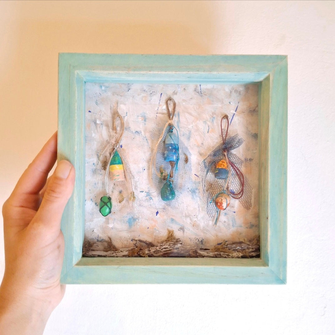 Medium Framed Seaside Art Diorama