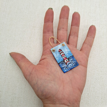 Miniature Lighthouse Sign