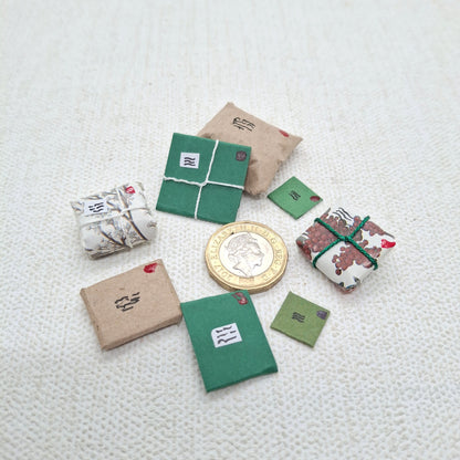 Miniature Nordic Christmas Mail Bundles