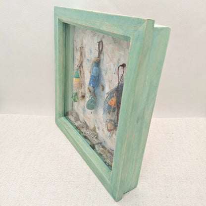 Fishing Buoy Framed Diorama Art