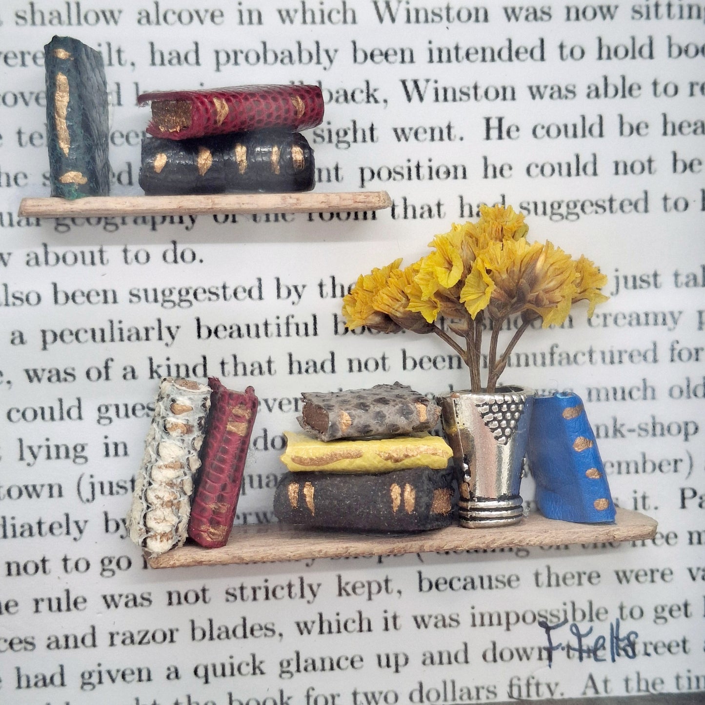 Small Framed Book Diorama