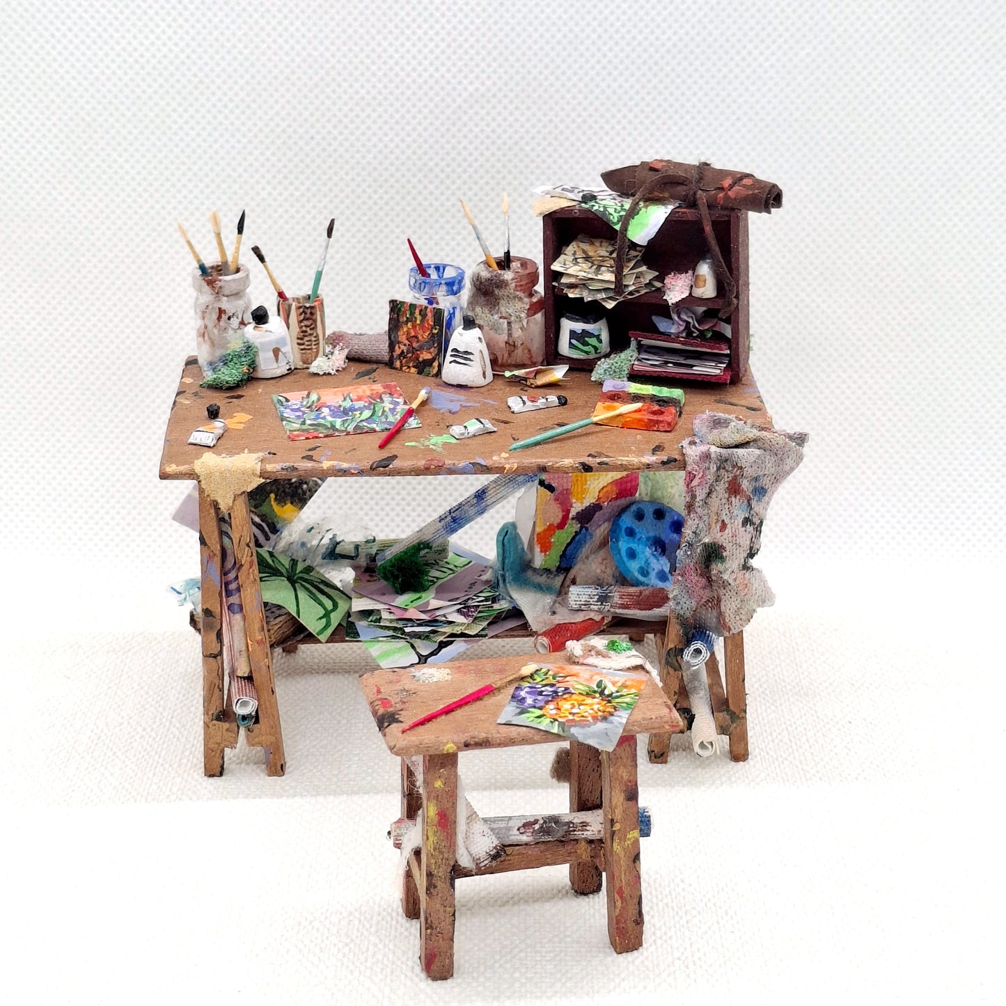 Miniature Art Studio Set