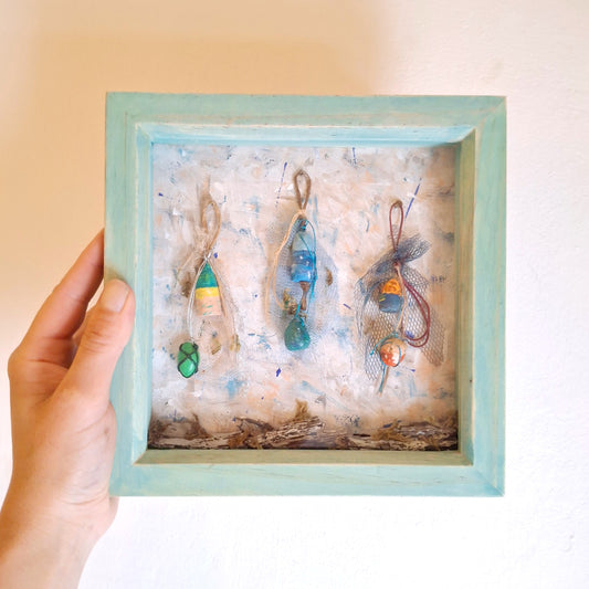 Fishing Buoy Framed Diorama Art