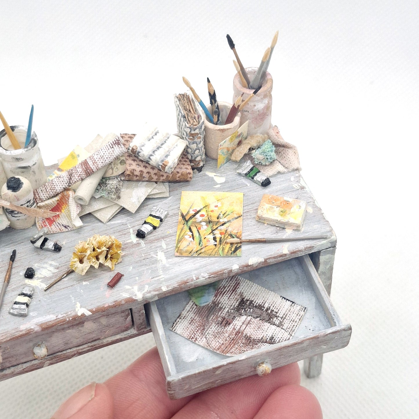 Artists Desk and Stool Set