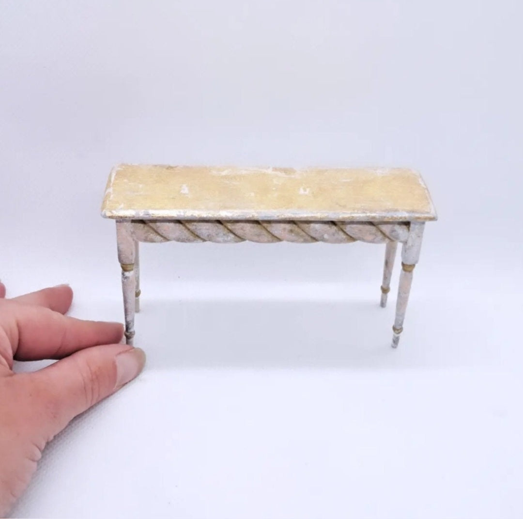 Gold Leaf Side Table