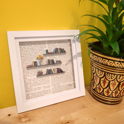 Medium Framed Book Diorama
