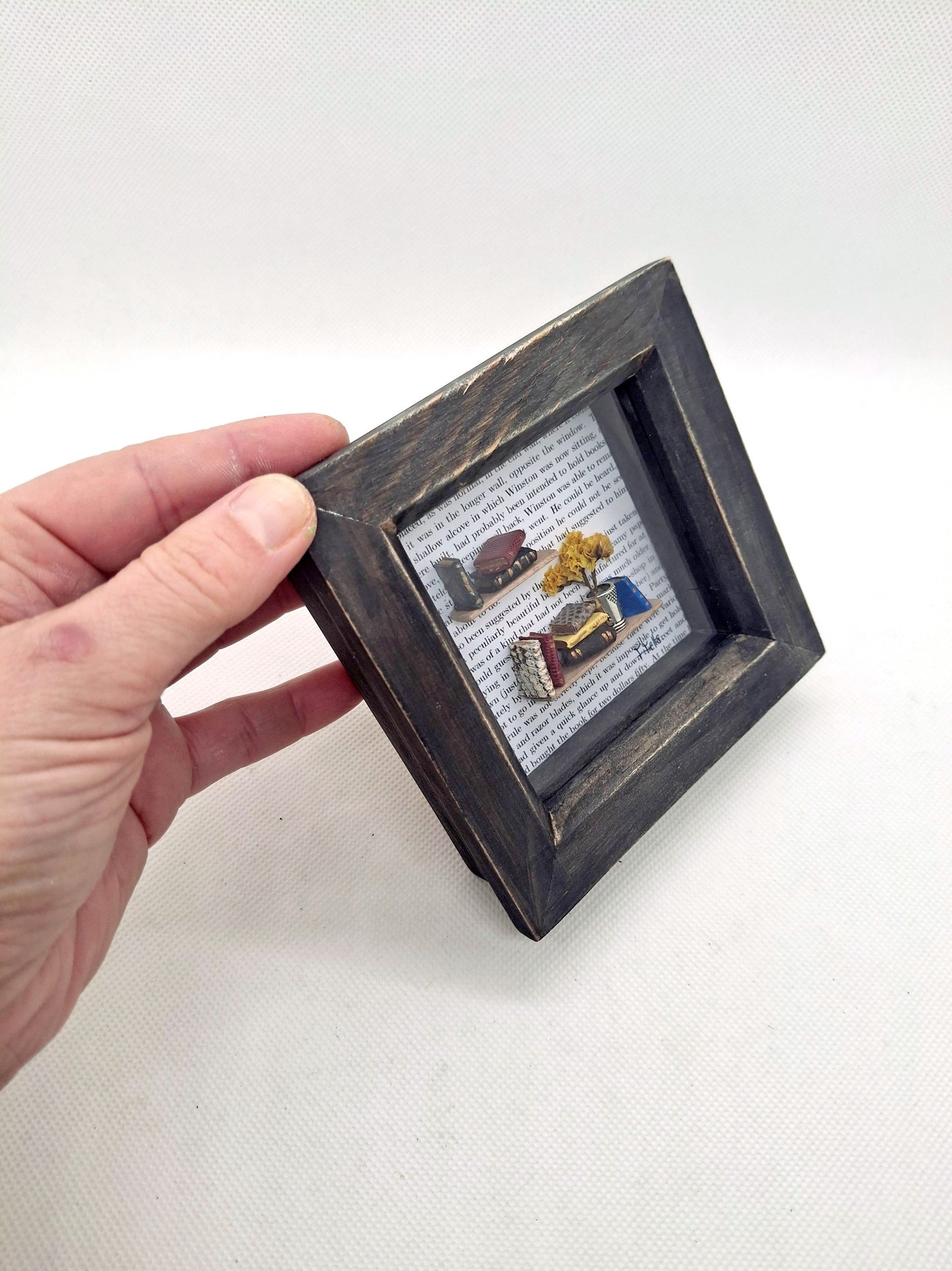 Small Framed Book Diorama