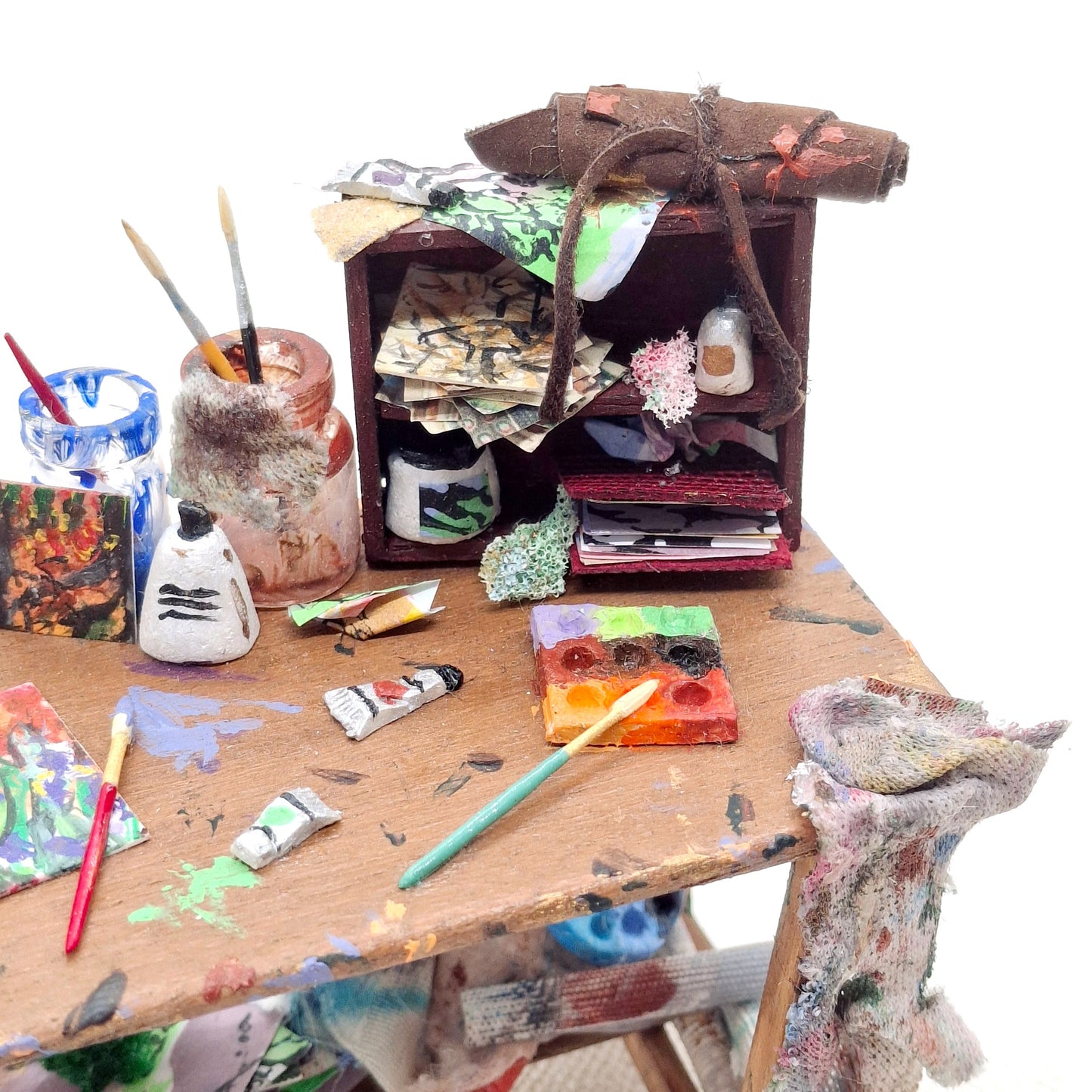 Miniature Art Studio Set