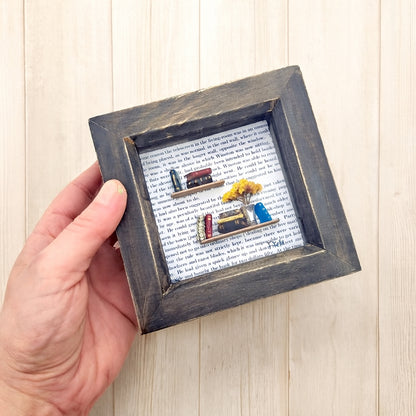 Small Framed Book Diorama
