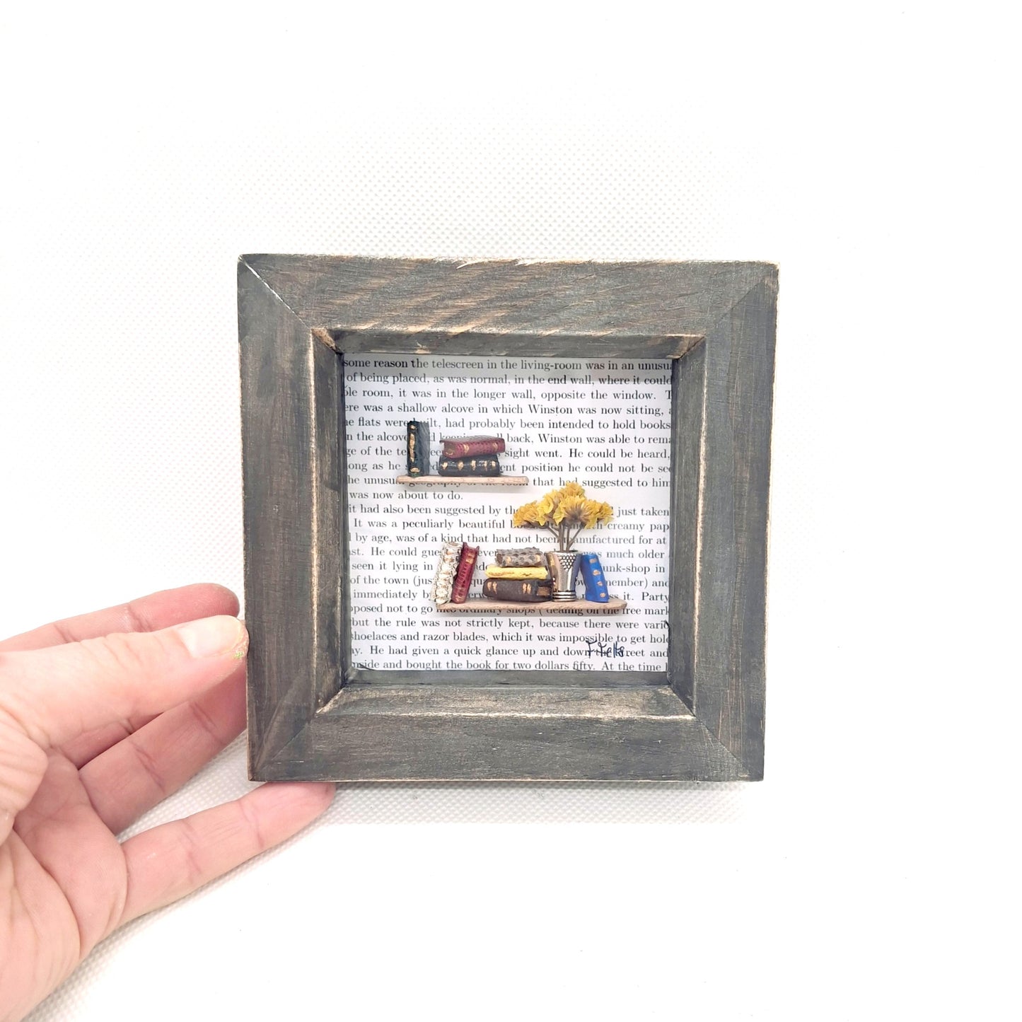 Small Framed Book Diorama