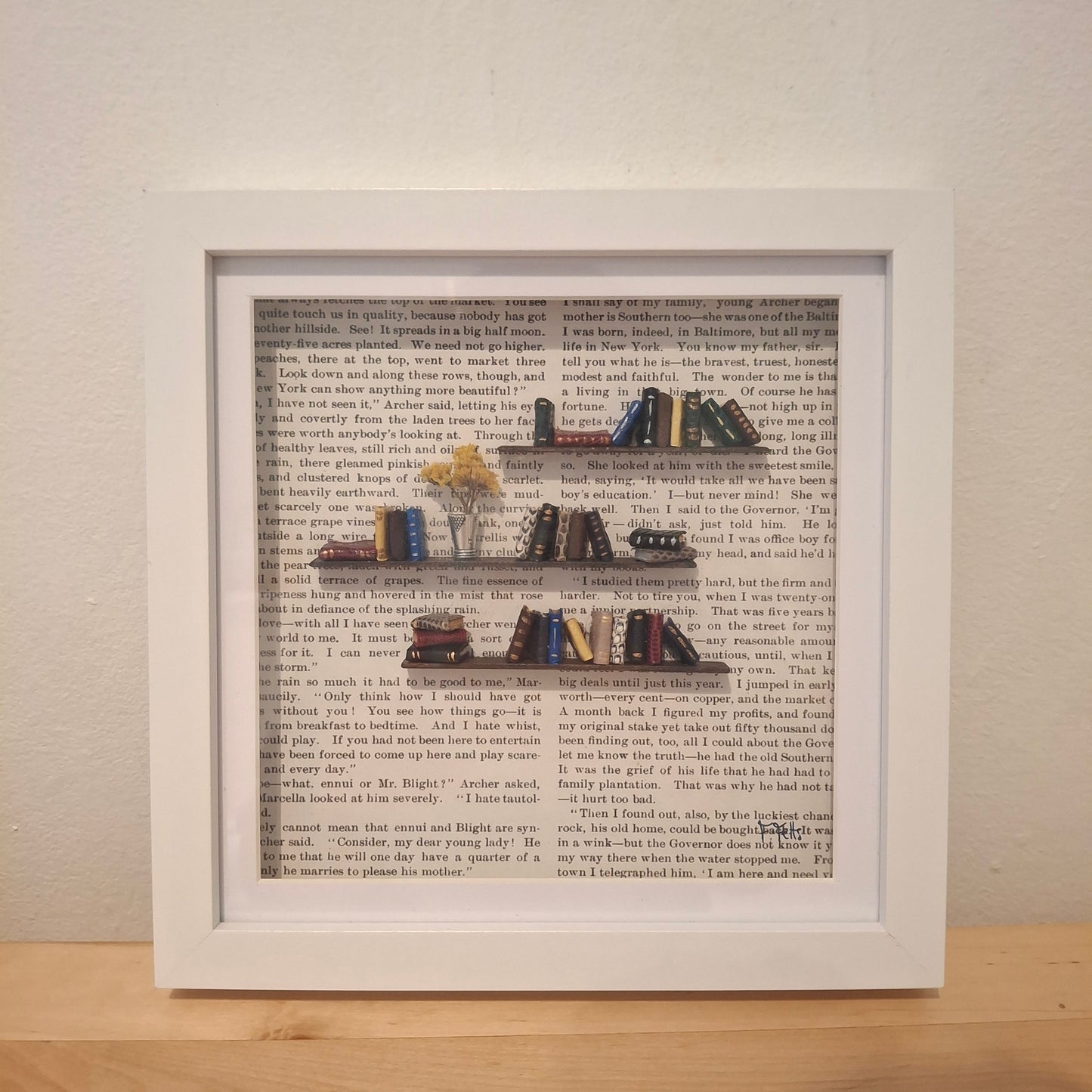 Medium Framed Book Diorama