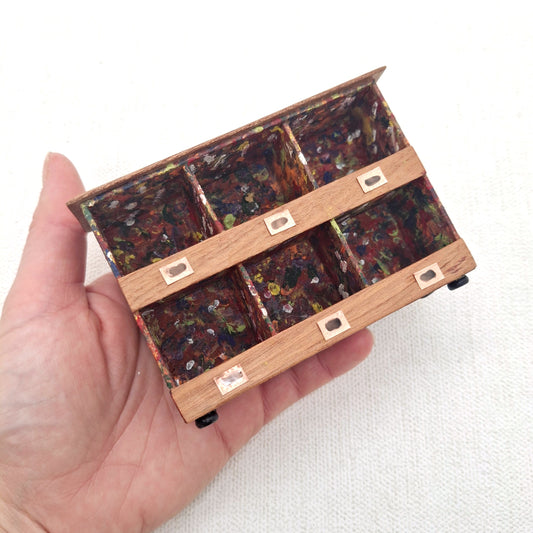 Paint Splatter Cabinet Unit