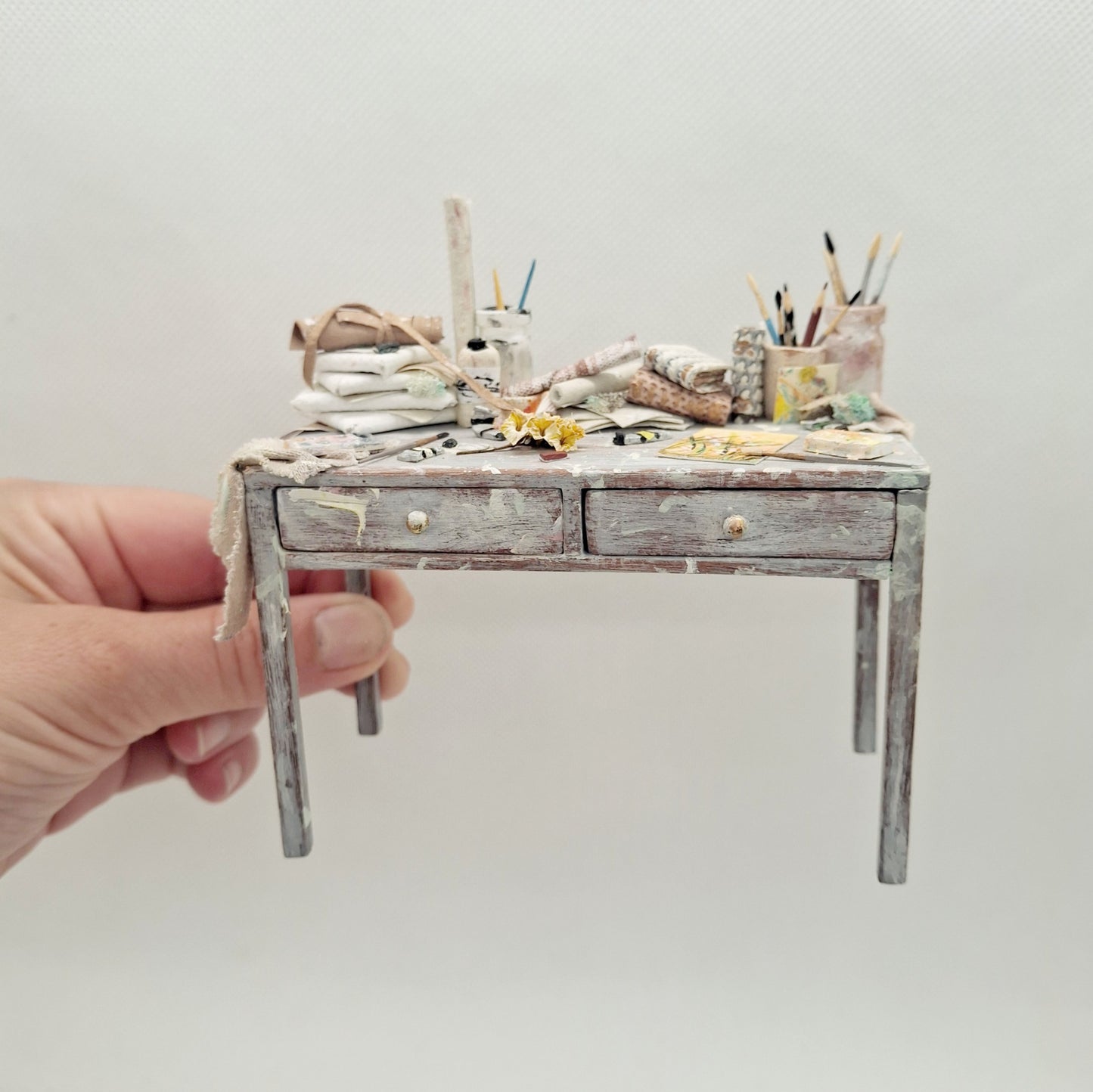 Artists Desk and Stool Set