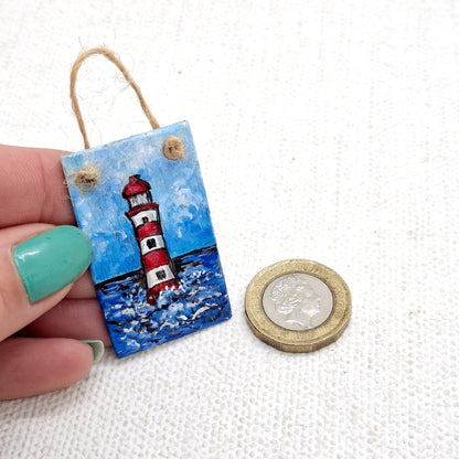 Miniature Lighthouse Sign