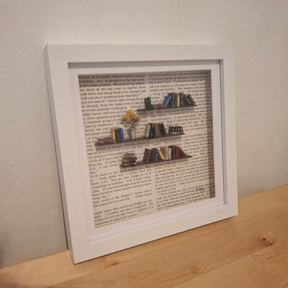 Medium Framed Book Diorama