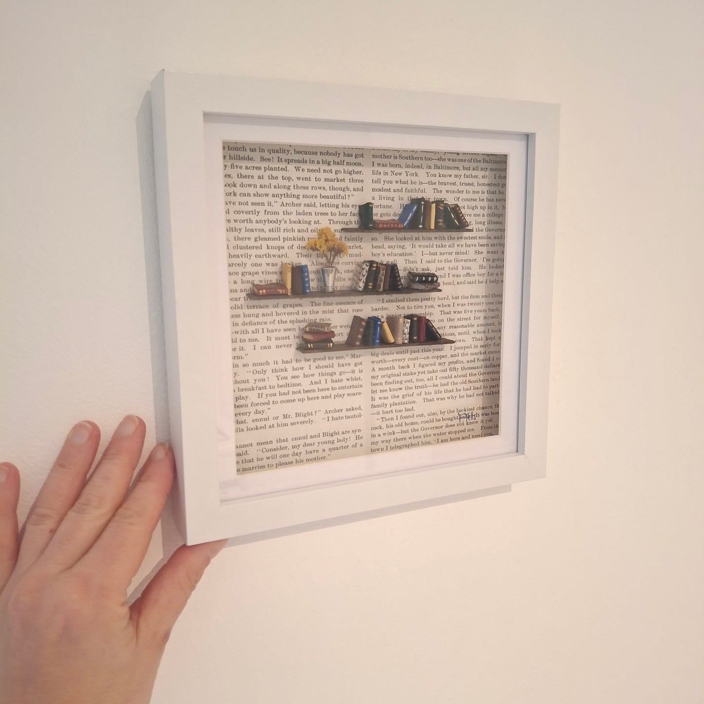 Medium Framed Book Diorama