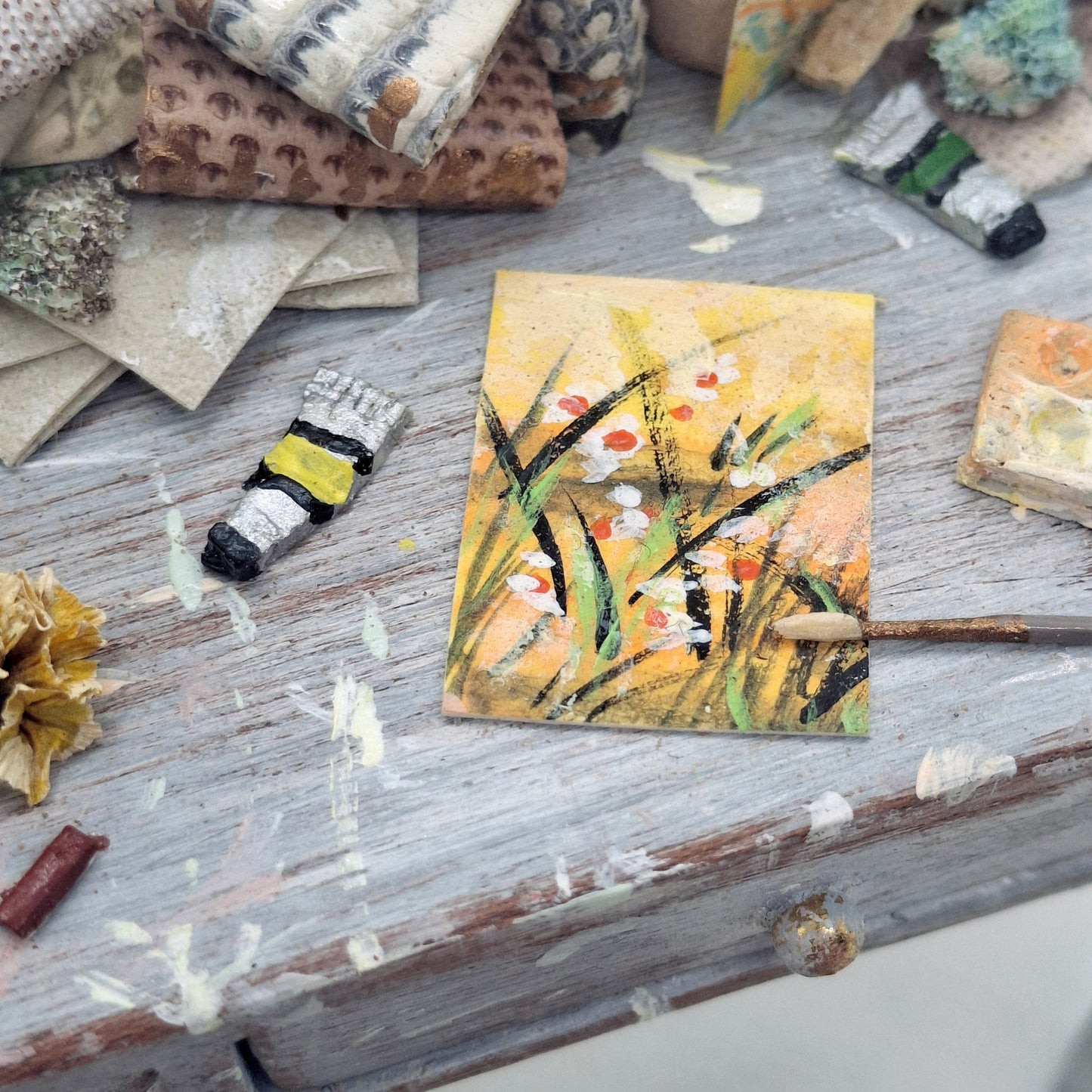 Artists Desk and Stool Set