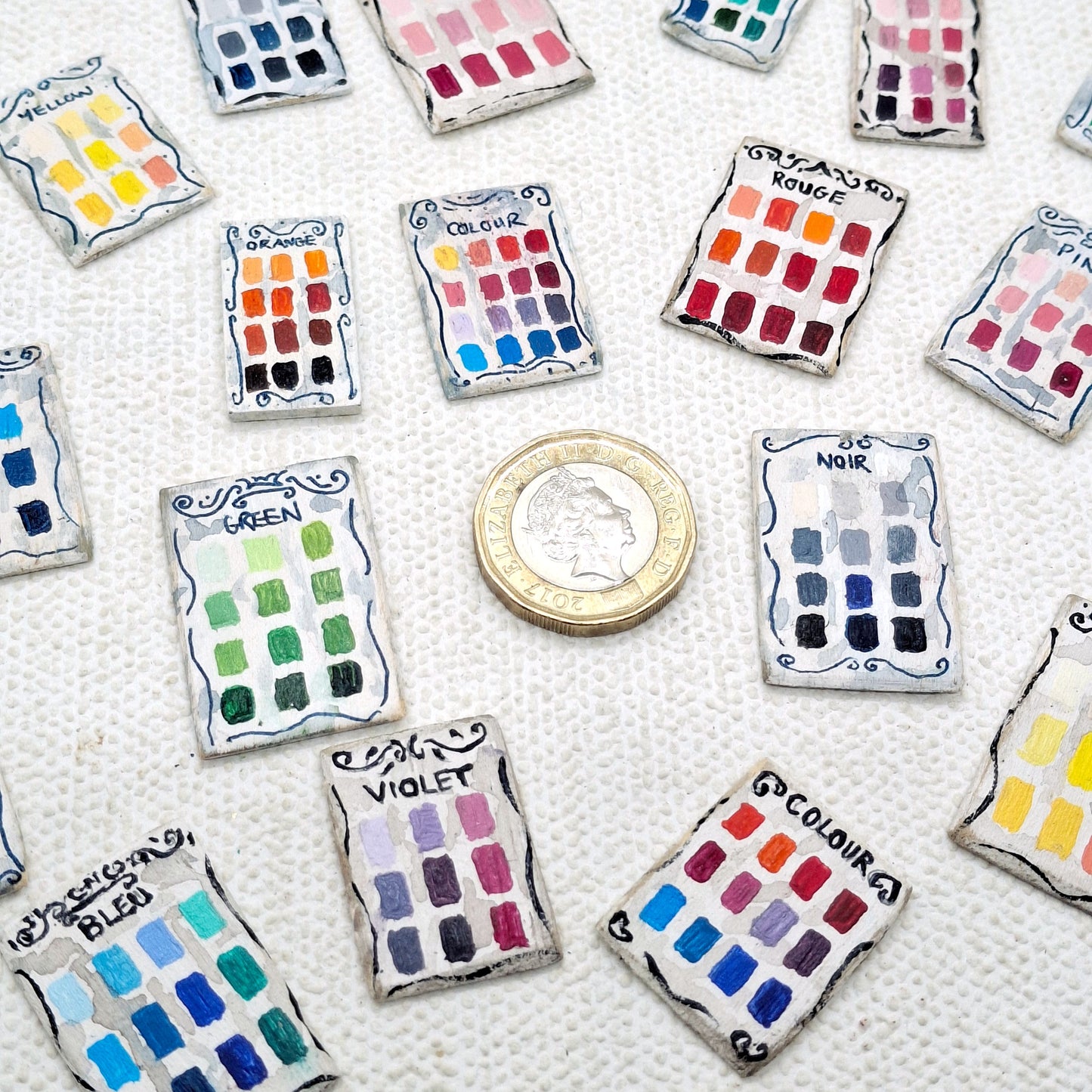 Miniature Colour Charts