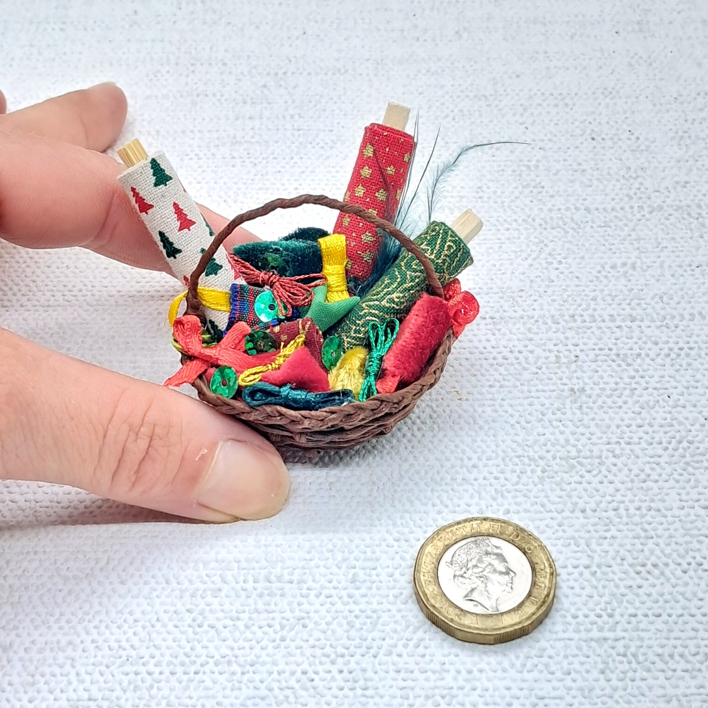 Christmas Sewing Basket