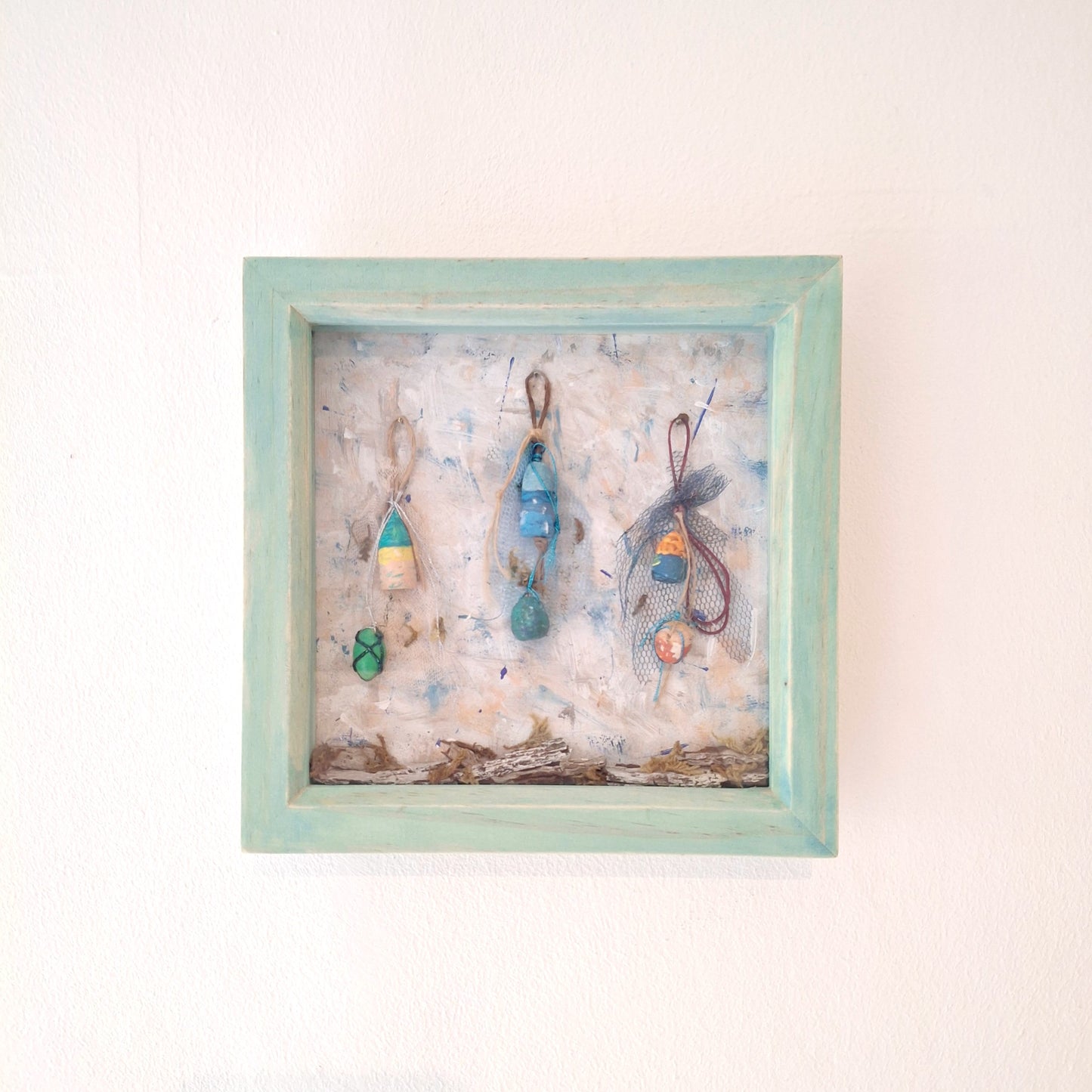 Fishing Buoy Framed Diorama Art